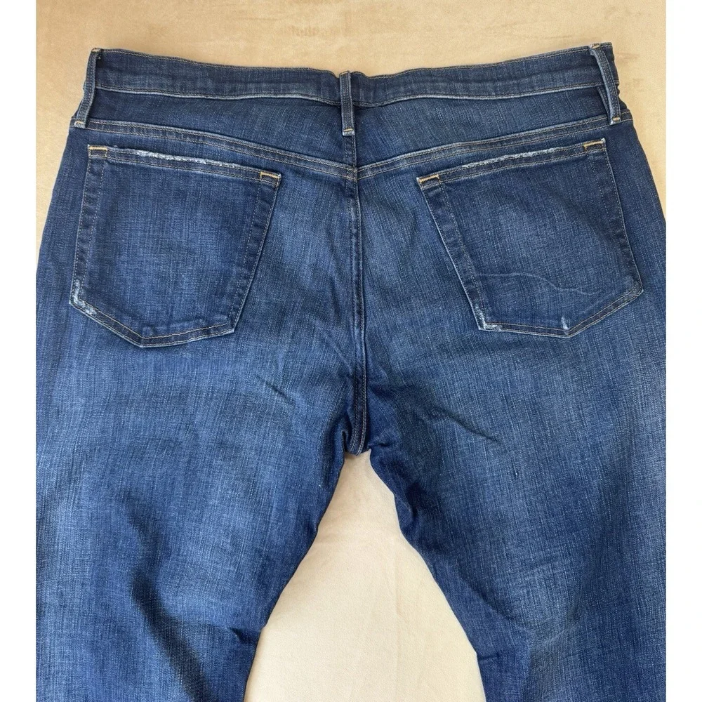 Frame L'Homme Slim Jeans Mens 36X30 Bue Stretch Denim Straight Leg Pants‎